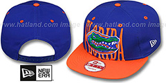 Florida STEP-ABOVE SNAPBACK Royal-Orange Hat by New Era