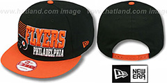 Flyers 2T BORDERLINE SNAPBACK Black-Orange Hat by New Era