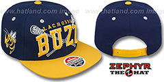 Georgia Tech LACROSSE SUPER-ARCH SNAPBACK Navy-Gold Hat by Zephyr