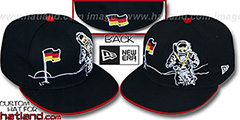 Germany MOONMAN Black Fitted Hat by New Era