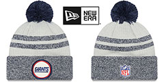 Giants 2022 NFL THROWBACK SIDELINE Knit Beanie Hat by New Era