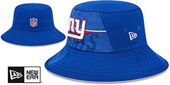 Giants 2023 NFL TRAINING CAMP BUCKET Royal Hat by New Era