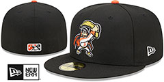 Giants MILB MARVEL DEFENDERS Black Fitted Hat by New Era