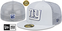 Giants TEAM-BASIC TRUCKER White Fitted Hat by New Era