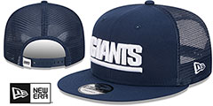 Giants THROWBACK TEAM-BASIC TRUCKER SNAPBACK Navy Hat by New Era