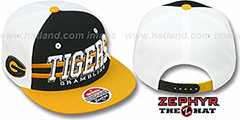 Grambling 2T SUPERSONIC SNAPBACK Black-Gold Hat by Zephyr