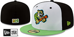 Grasshoppers COPA White-Black-Lime Fitted Hat by New Era