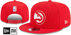 Hawks 2023 NBA DRAFT SNAPBACK Red Hat by New Era