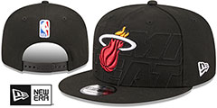 Heat 2023 NBA DRAFT SNAPBACK Black Hat by New Era