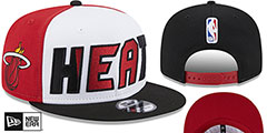 Heat COLOR BLOCK BACK HALF SNAPBACK Hat by New Era