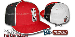 Heat LOGOMAN-2 Red-Black-White Fitted Hat by New Era