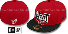 Heat PROFILIN Red-Black Fitted Hat by New Era