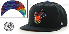 Heat SHAKEDOWN Black Fitted Hat by 47 Brand