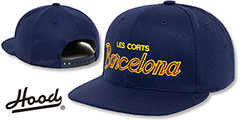 Hood LES CORTS BARCELONA SNAPBACK Navy Hat