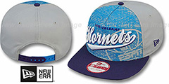 Hornets ESPN BRICK A-FRAME SNAPBACK Hat by New Era