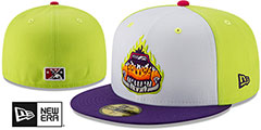 Hot Rods COPA White-Lemon-Purple Fitted Hat by New Era