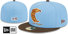 IronBirds THEME NIGHT Sky-Brown Fitted Hat by New Era