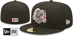 IronPigs THEME NIGHT Black Fitted Hat by New Era