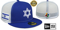 Israel 2023 WBC GAME MESH-BACK Hat by New Era