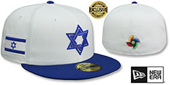 Israel 2023 WBC GAME White-Royal Hat by New Era