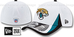 Jaguars 2013 NFL TRAINING FLEX White Hat by New Era