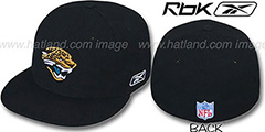 Jaguars COACHES Black Fitted Hat by Reebok