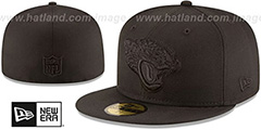 Jaguars NFL TEAM-BASIC BLACKOUT Fitted Hat by New Era