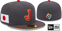 Japan 2023 WBC GAME Charcoal Hat by New Era