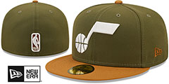 Jazz 2T COLOR PACK Olive-Tan Fitted Hat by New Era