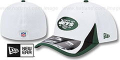 Jets 2013 NFL TRAINING FLEX White Hat by New Era