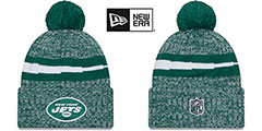 Jets 2023 SIDELINE Knit Beanie Hat by New Era