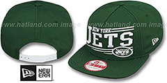 Jets ANGULAR A-FRAME SNAPBACK Green Hat by New Era