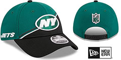 Jets DASHMARK SIDELINE SNAPBACK Green-Black Hat by New Era