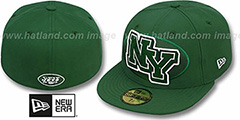 Jets NFL FELTN Green Fitted Hat by New Era