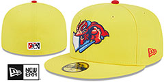 Jumbo Shrimp THEME NIGHT Yellow Fitted Hat by New Era