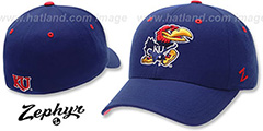 Kansas DHS Royal Fitted Hat by Zephyr