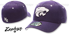 Kansas State DHS Fitted Hat by ZEPHYR - purple