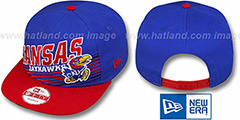 Kansas STILL ANGLIN SNAPBACK Royal-Red Hat by New Era