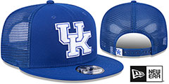 Kentucky TEAM-BASIC TRUCKER SNAPBACK Royal Hat by New Era