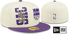 Kings 2022 NBA DOUBLE WHAMMY DRAFT Fitted Hat by New Era