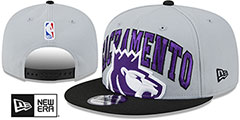 Kings 2023 TIP OFF SNAPBACK Grey-Black Hat by New Era