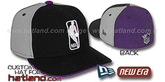 Kings LOGOMAN Black-Grey-Purple Fitted Hat by New Era