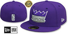 Kings NBA G-LEAGUE Purple Fitted Hat by New Era