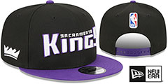 Kings STATEMENT SNAPBACK Black-Purple Hat by New Era