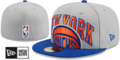 Knicks 2023 NBA TIP OFF Grey-Royal Fitted Hat by New Era