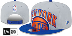 Knicks 2023 TIP OFF SNAPBACK Grey-Royal Hat by New Era