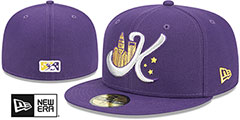 Knights THEME NIGHT Purple Fitted Hat by New Era