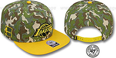 Lakers CHENY CAMPER STRAPBACK Hat by Twins 47 Brand