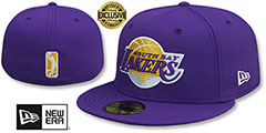 Lakers NBA G-LEAGUE Purple Fitted Hat by New Era