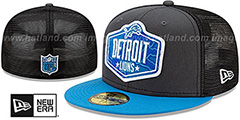 Lions 2021 NFL TRUCKER DRAFT Fitted Hat by New Era